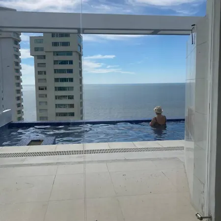 Apartamento Vista Al Mar Santa Marta  Exterior foto